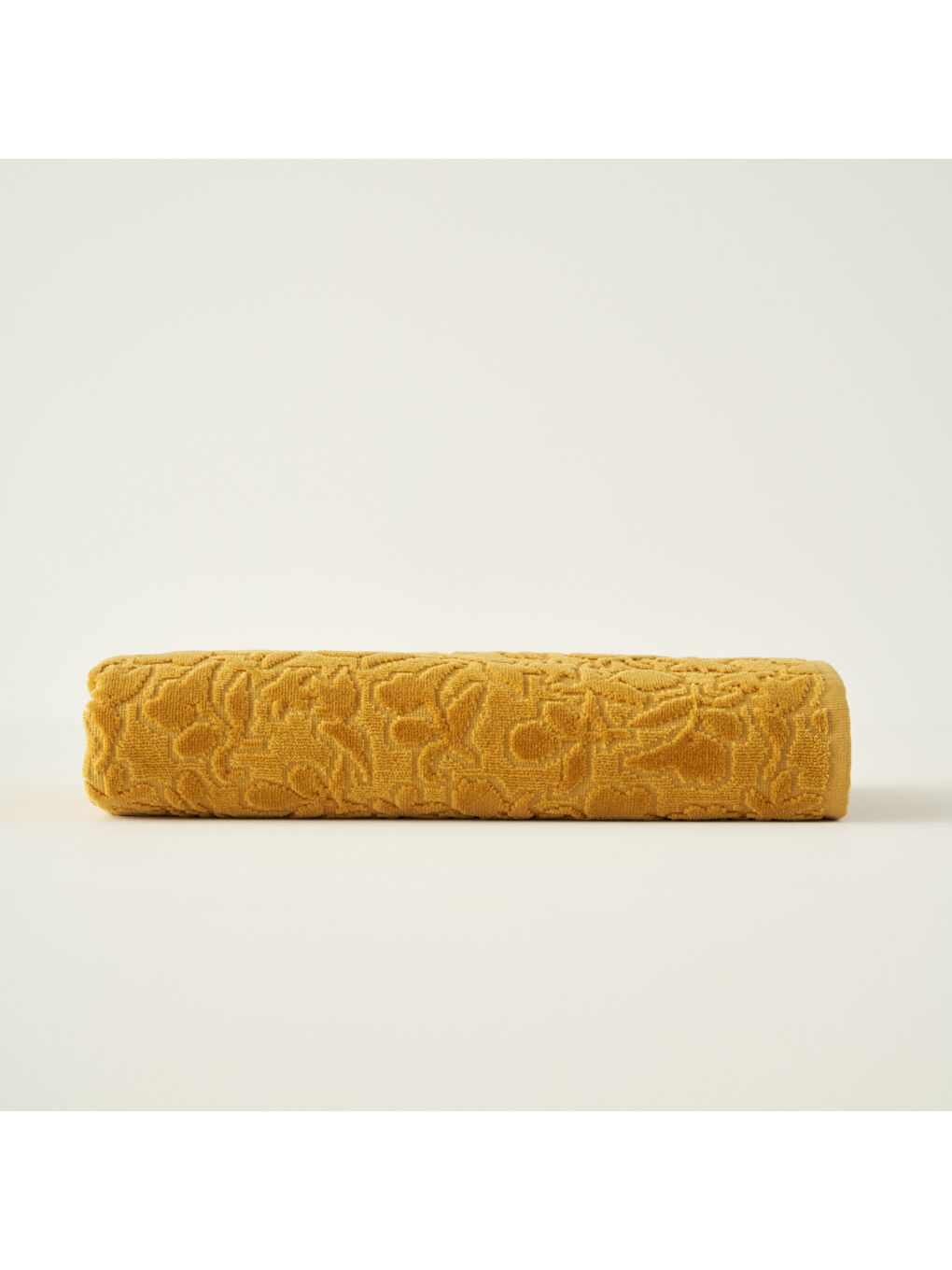 %100 Pamuk Jolia Banyo Havlusu Sarı-1
