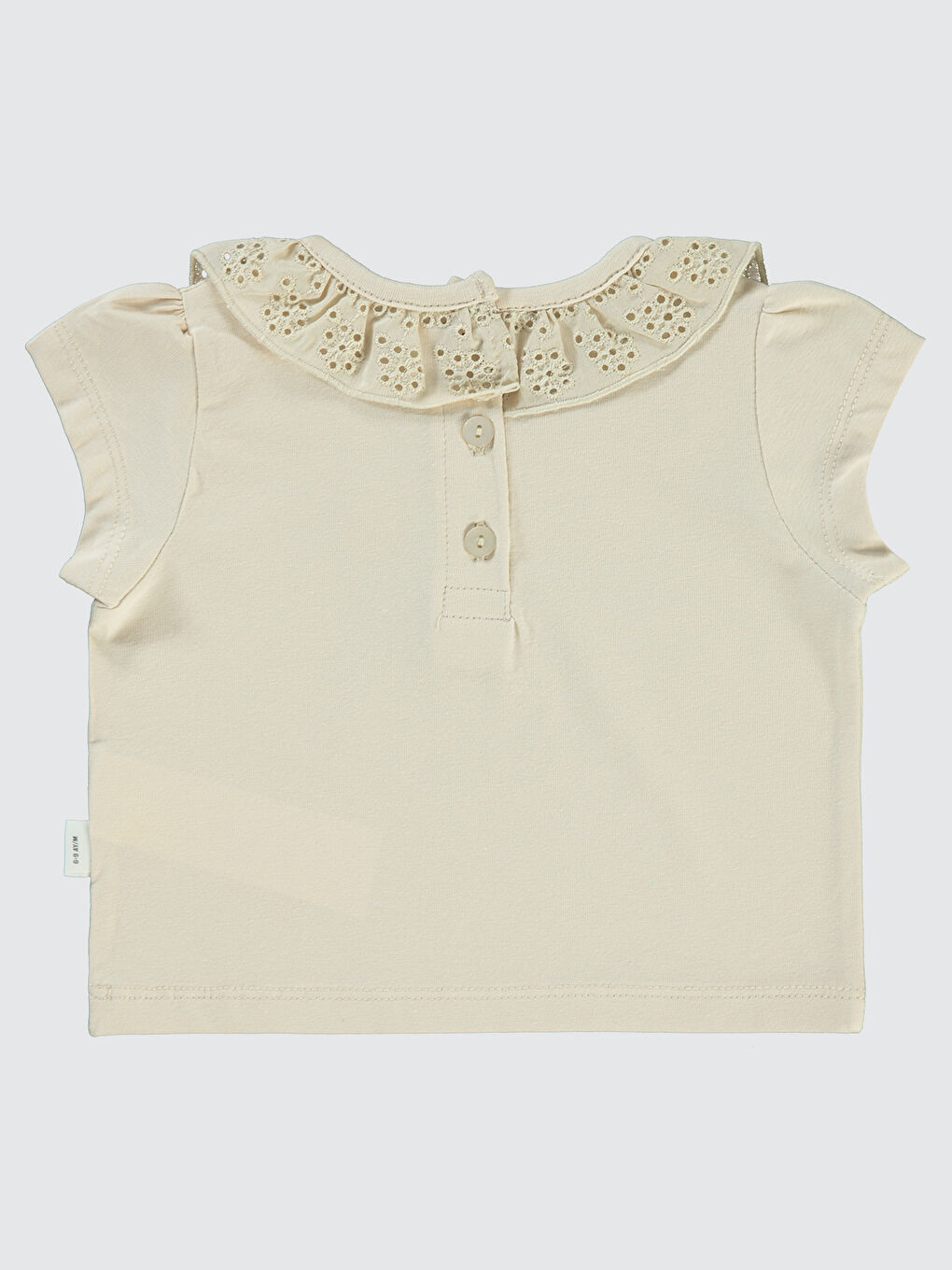 Bej Baby Kız Bebek Tişört 6-18 Ay Fil Dişi-1