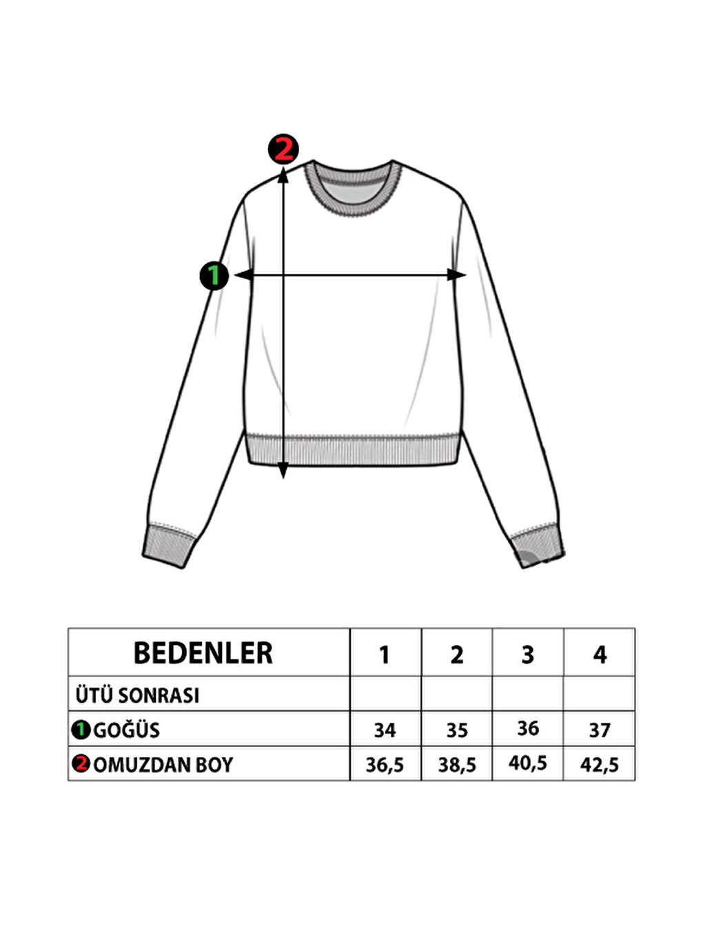 Yeşil Kız Çocuk Puantiye Desenli Sweatshirt-2