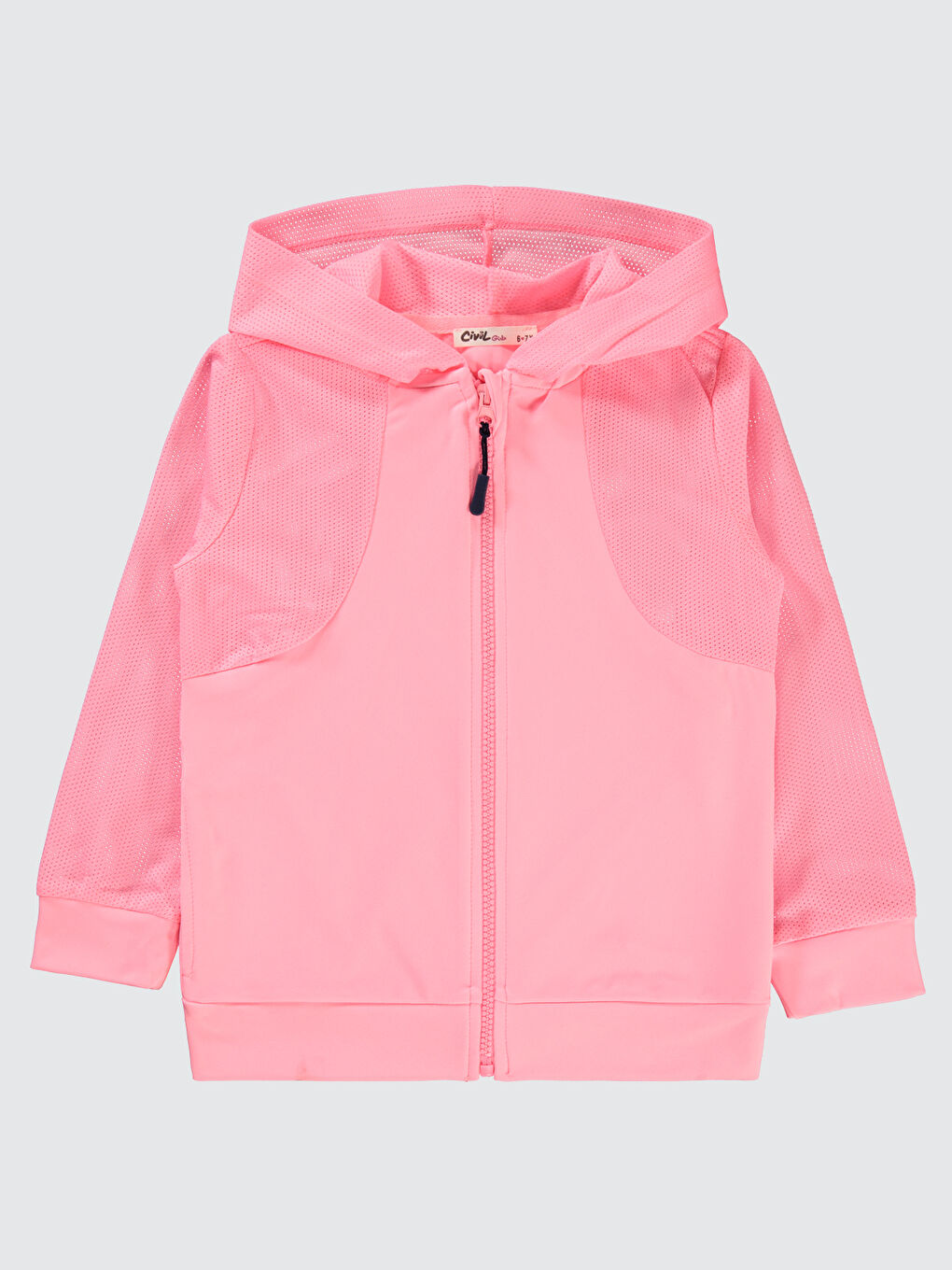 Girls Kız Çocuk Hırka 6-9 Yaş Açık Neon Pembe