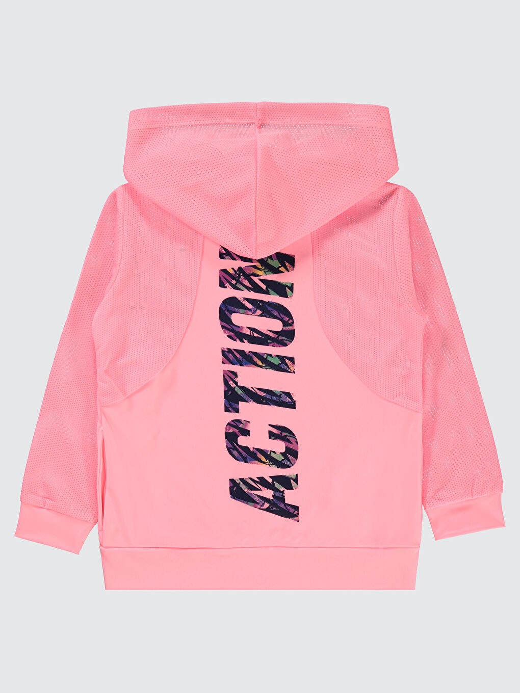 Girls Kız Çocuk Hırka 6-9 Yaş Açık Neon Pembe-1