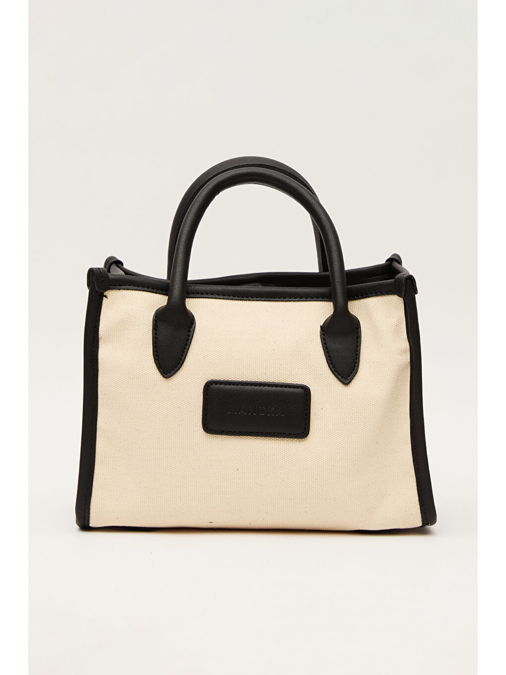 Naturel Kanvas Mini Çanta Siyah-7