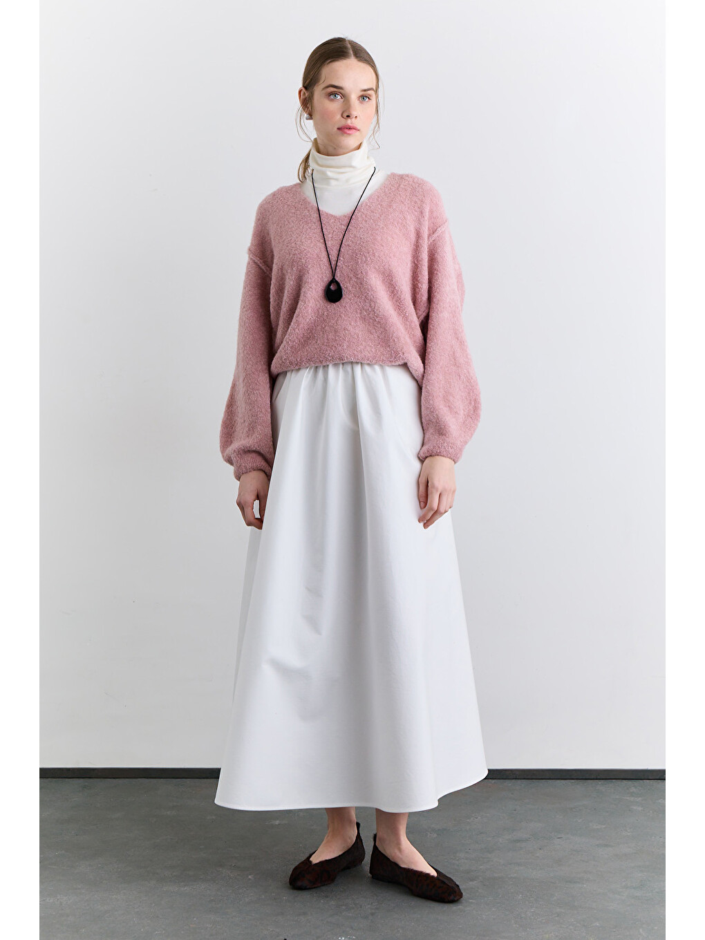Soft Dokulu Kazak Pembe-3
