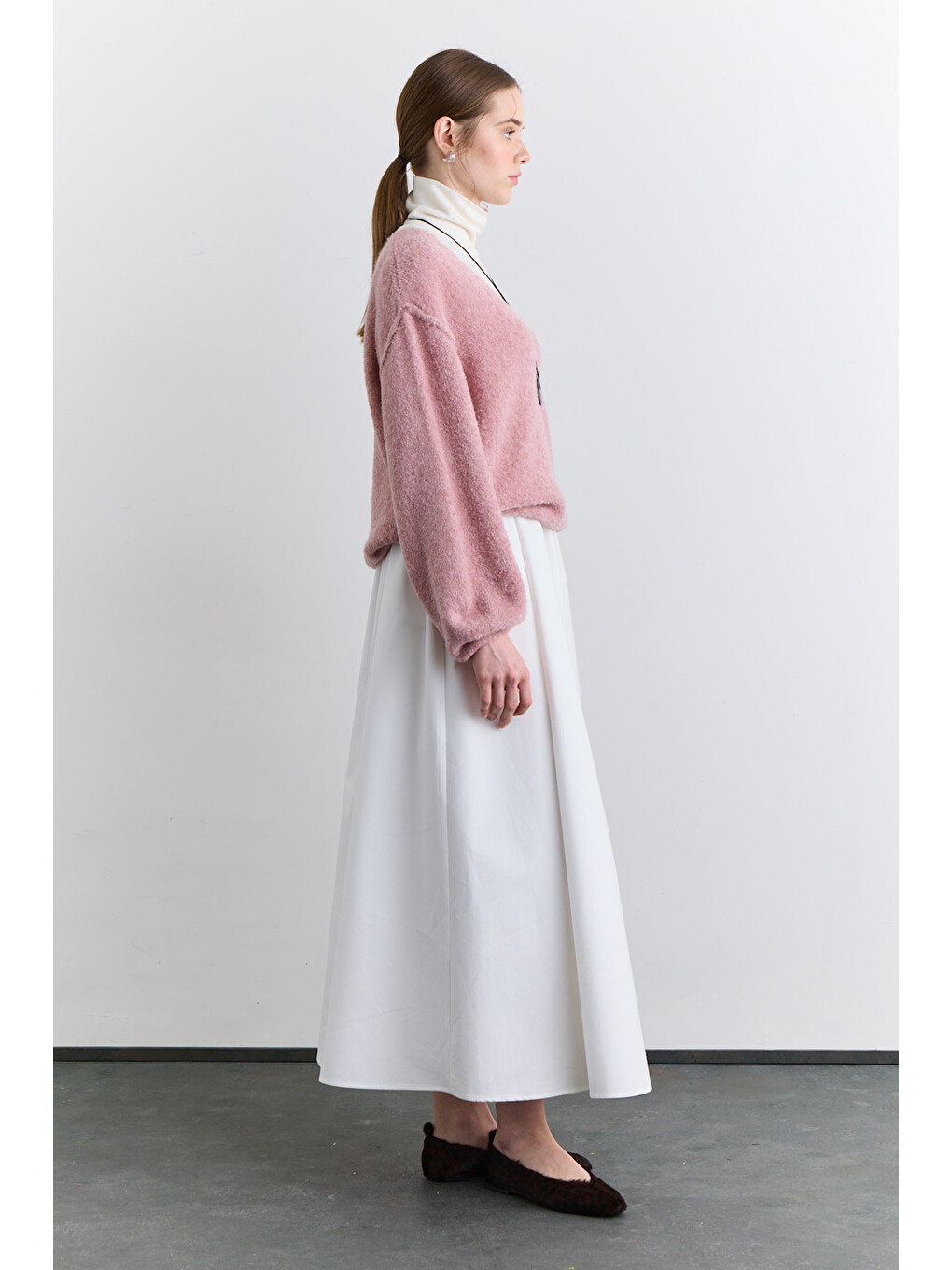 Soft Dokulu Kazak Pembe-4