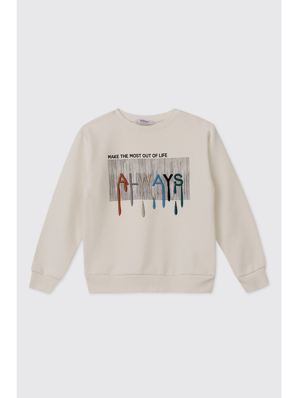 Erkek Çocuk Ekru Sweatshirt