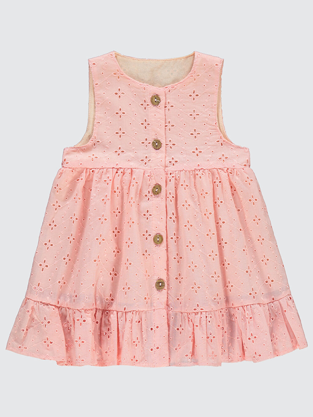 Baby Kız Bebek Elbise 6-18 Ay Pembe