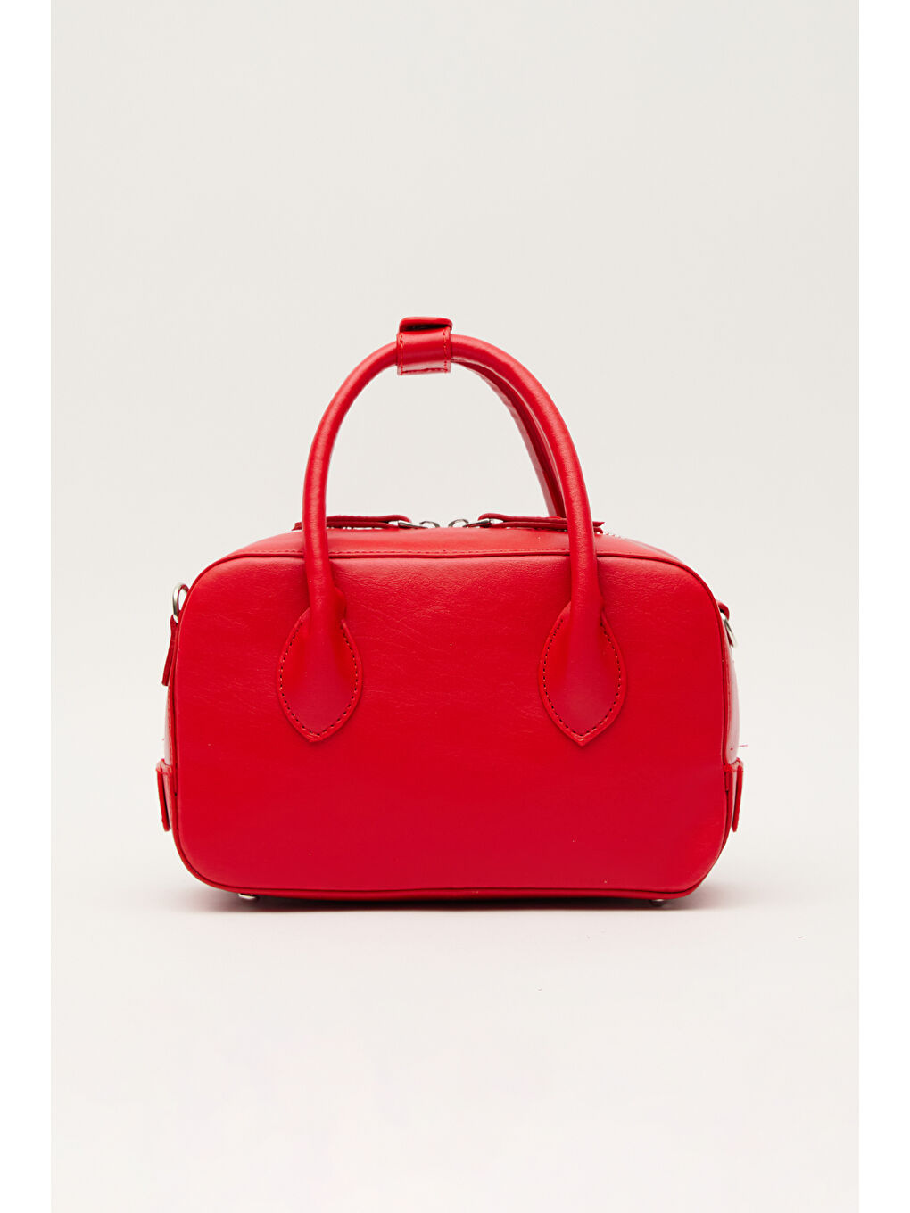 Ester Deri Kutu Çanta Kırmızı-6