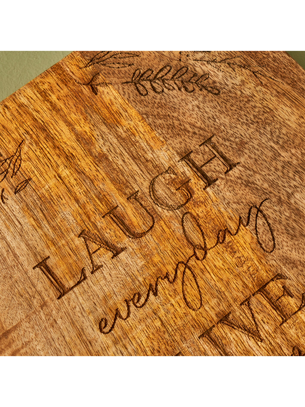 Bej Nadia Mango Sunum Tahtası Naturel (20x30x1,6 cm)-1