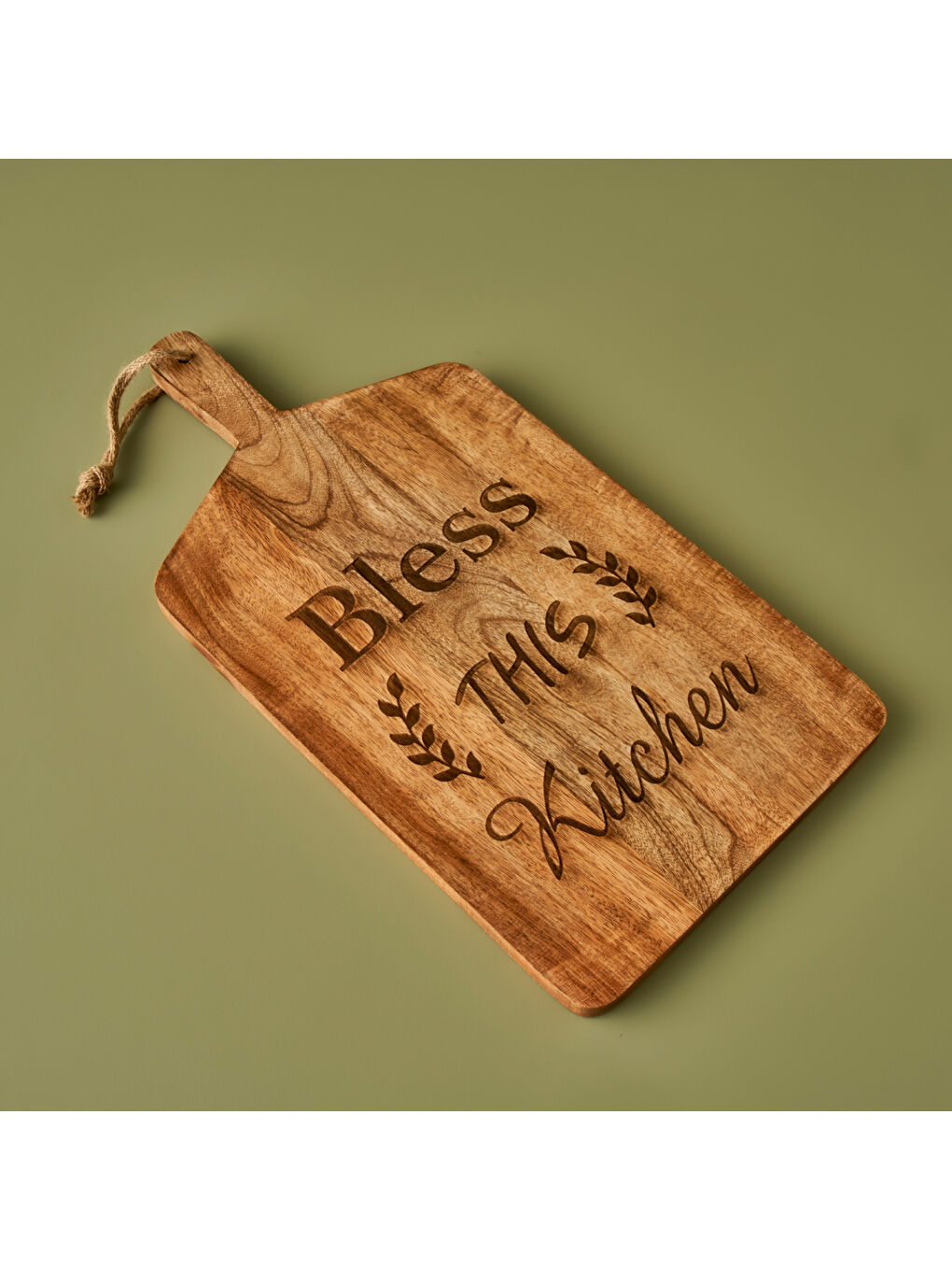 Bej Marcia Mango Sunum Tahtası Naturel (25x50x1,6 cm)