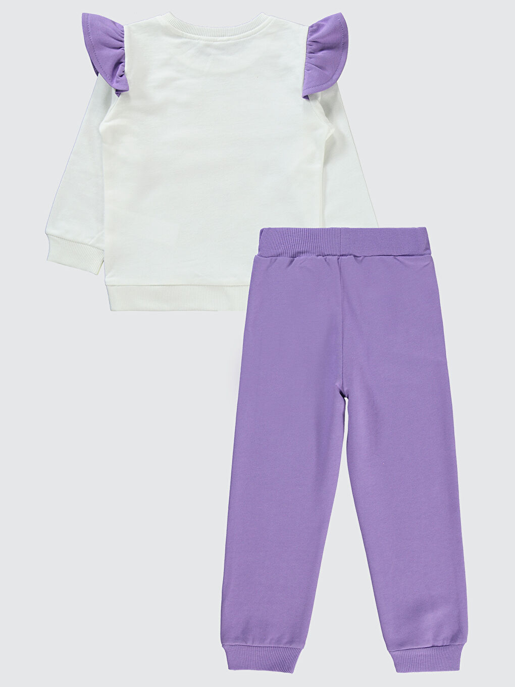 Girls Kız Çocuk Eşofman Takım 2-5 Yaş Ekru-1