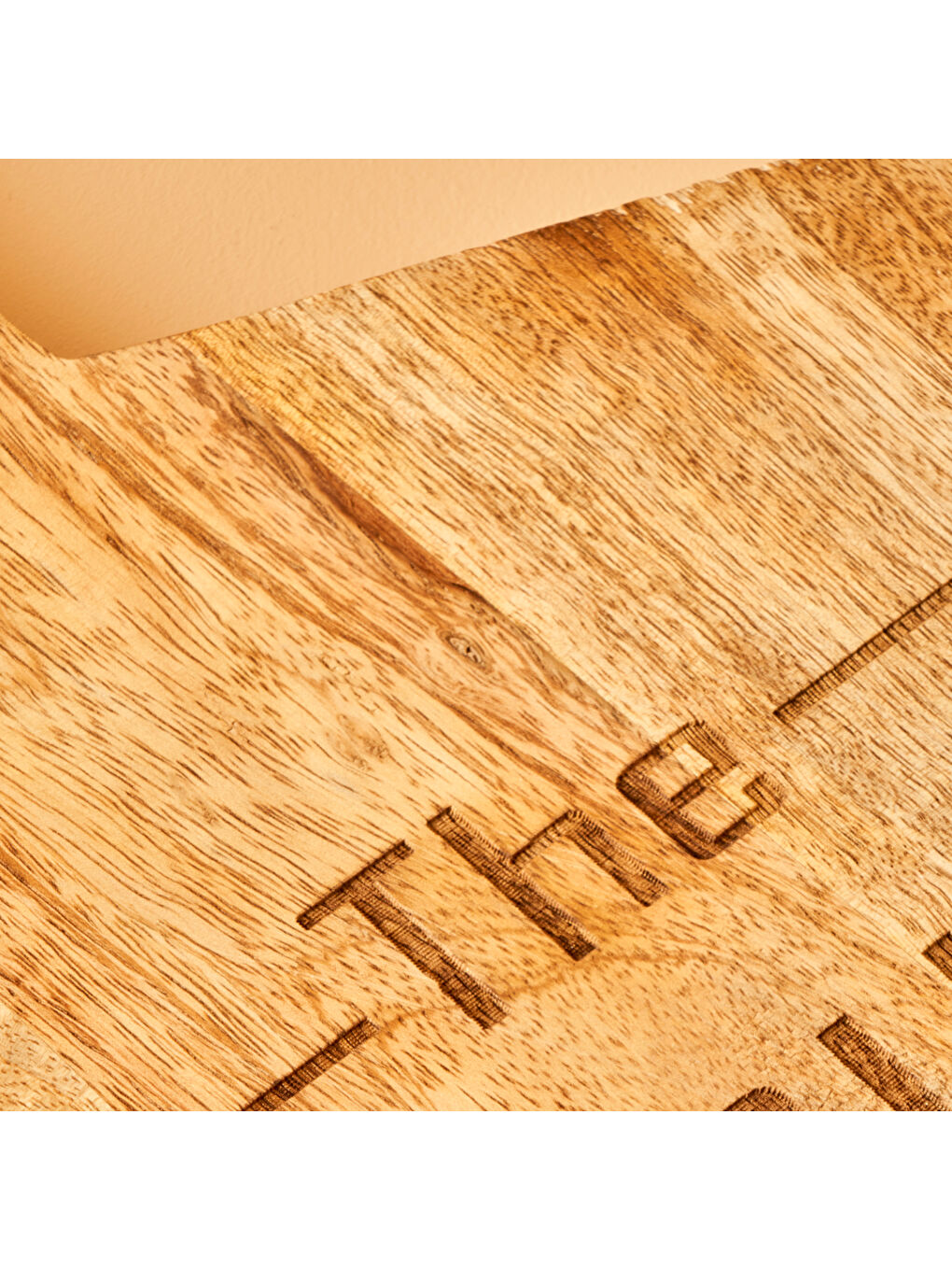 Bej Marta Mango Sunum Tahtası Naturel (25x50x1,6 cm)-1