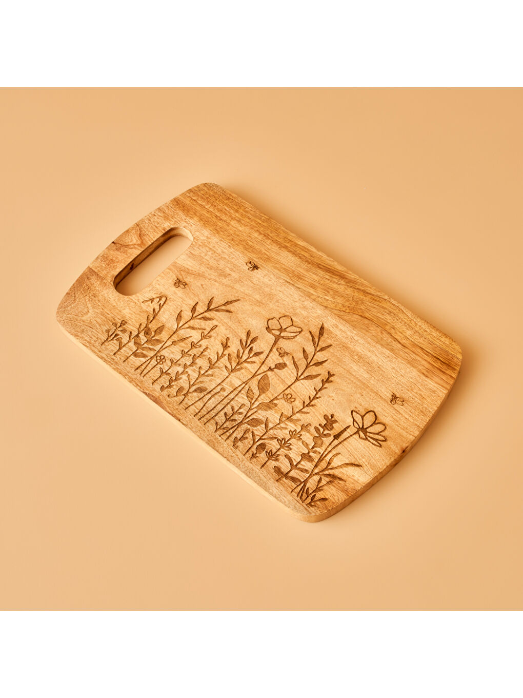 Bej Lola Mango Sunum Tahtası Naturel (25x40x1,6 cm)