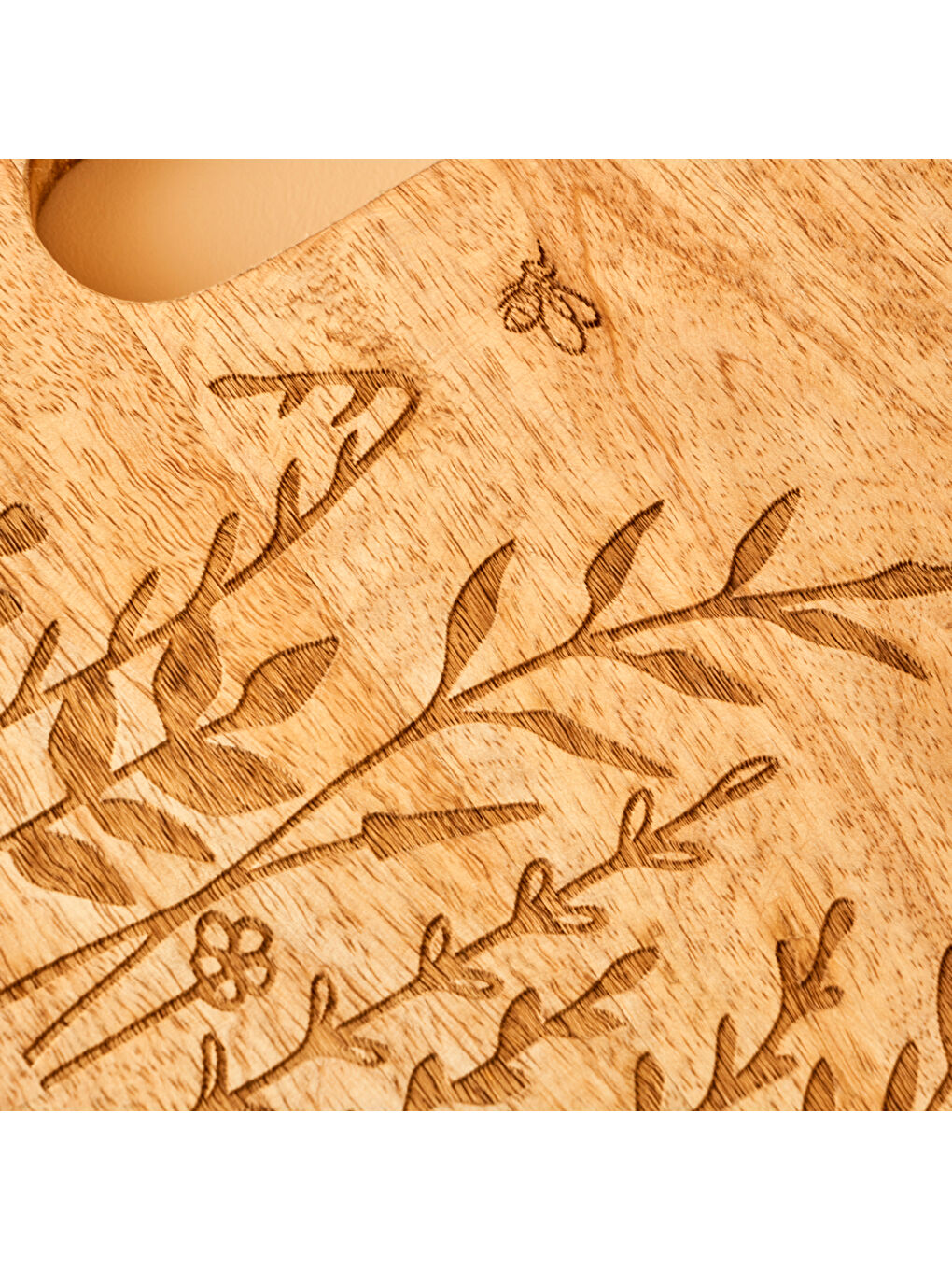 Bej Lola Mango Sunum Tahtası Naturel (25x40x1,6 cm)-1