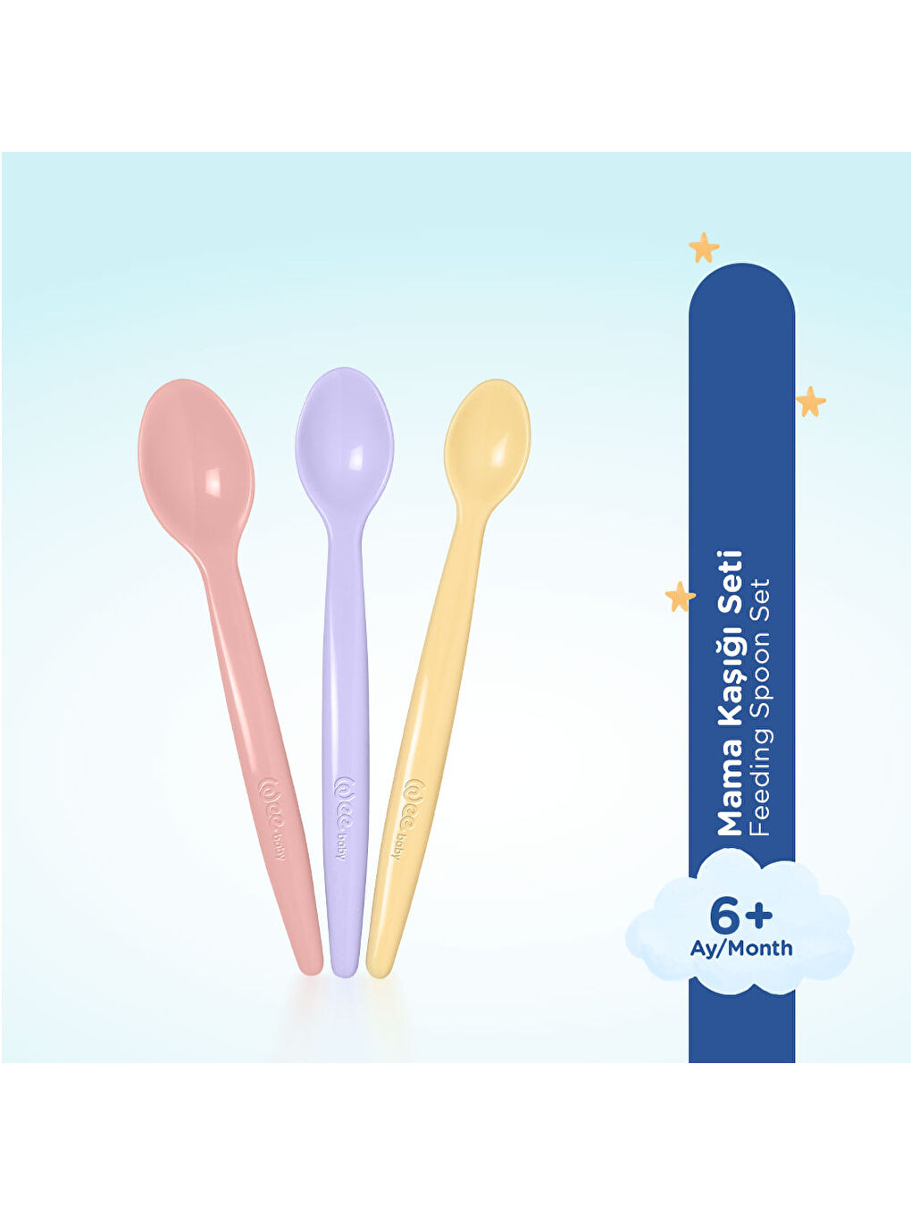 Mama Kaşığı Seti 3'lü - KIZ-1