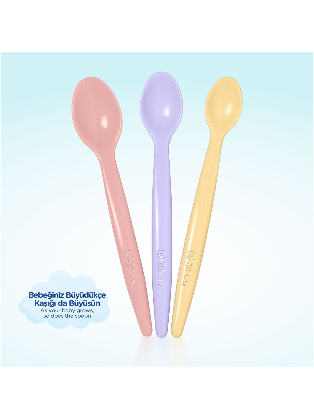 Mama Kaşığı Seti 3'lü - KIZ-2