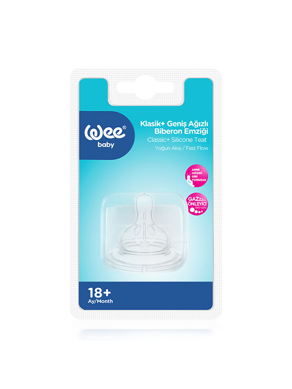 Silikon Biberon Emziği Az Akış No:1-3