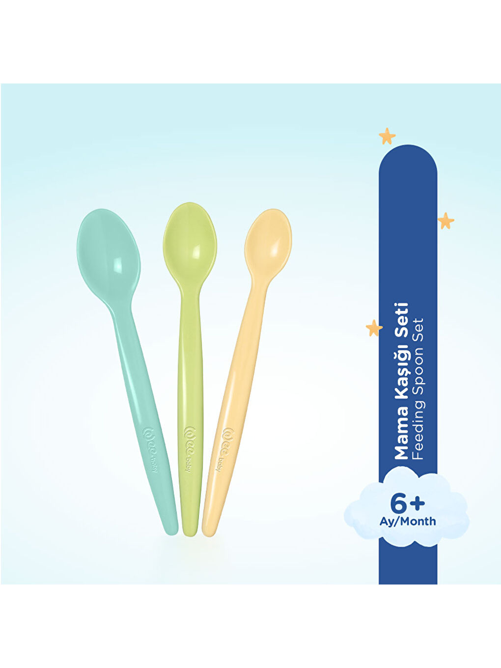 Mama Kaşığı Seti 3'lü - ERKEK-1