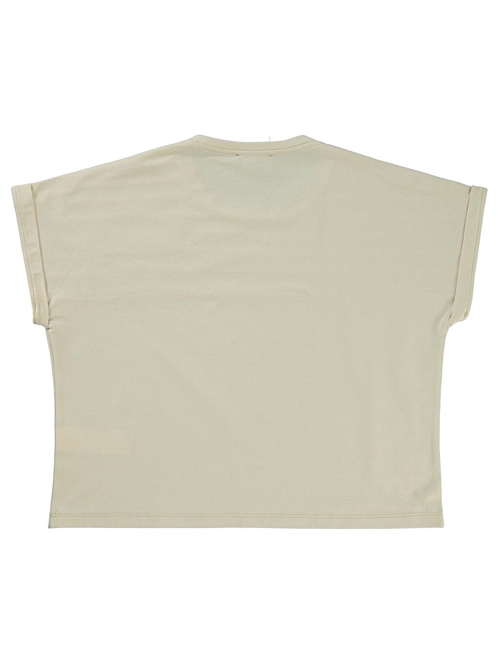 Girls Jakar Desen 10-13 Yaş Tişört - Bej 10-11 Yaş-1