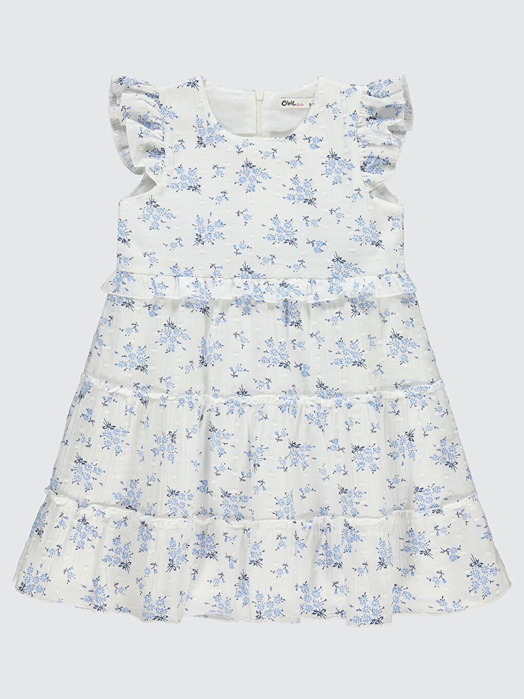 Girls Kız Çocuk Elbise 6-9 Yaş Mavi