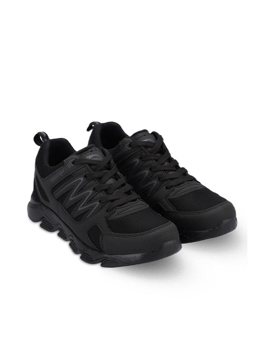 KROM I Sneaker Unisex Ayakkabı Siyah Nubuk-1