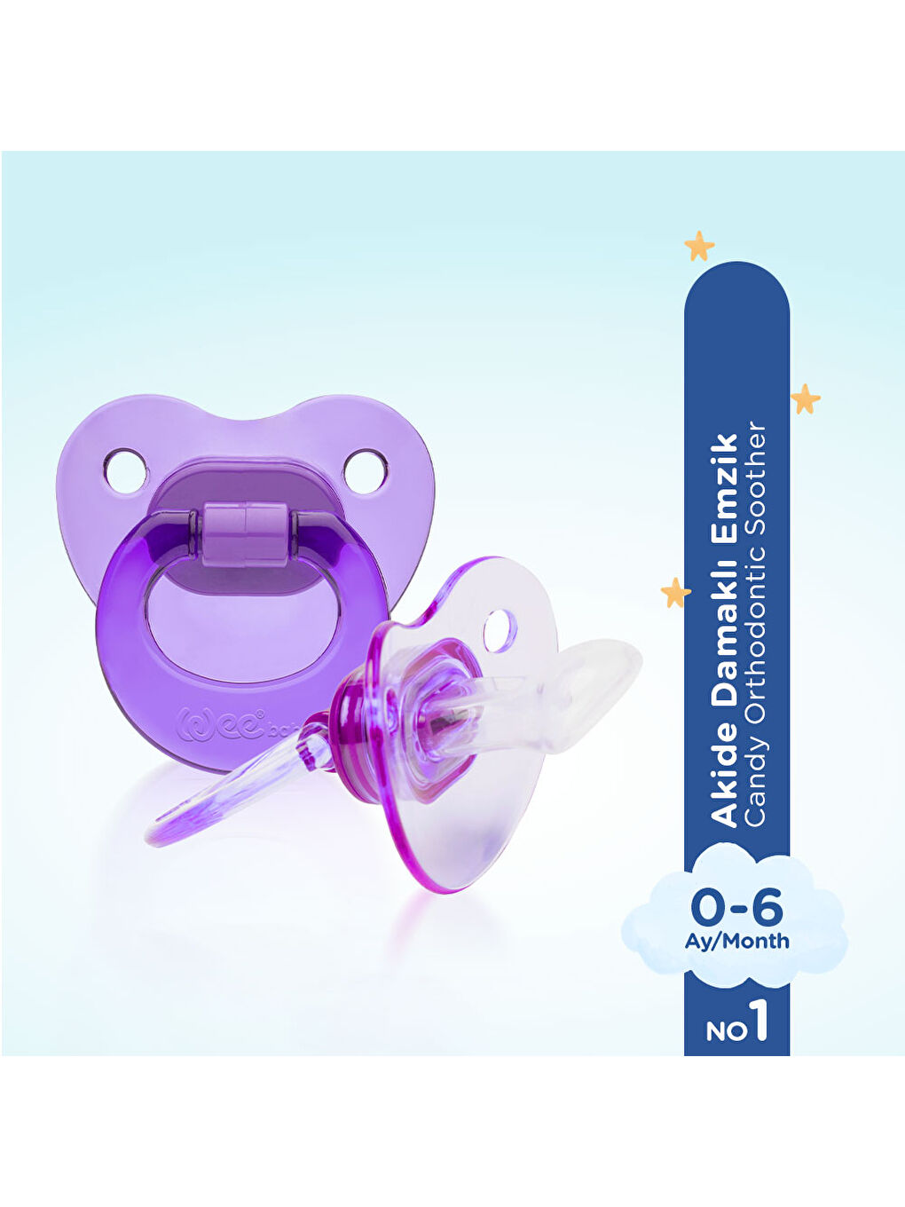 Akide Damaklı Emzik No:1 - MOR-1