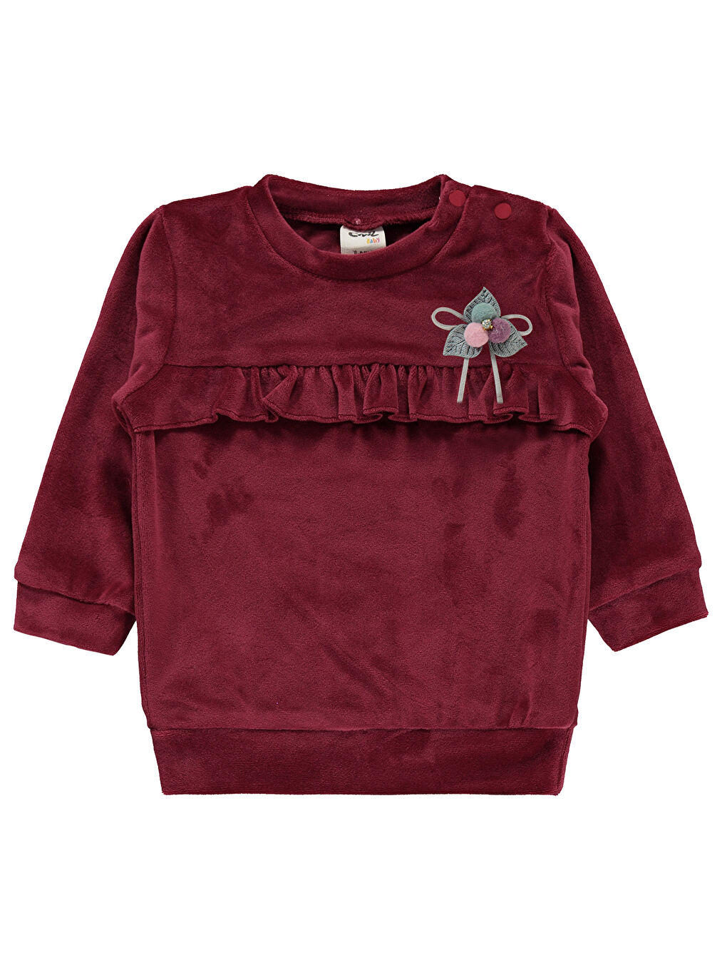 Baby Kız Bebek Takım 6-18 Ay Mürdüm-2