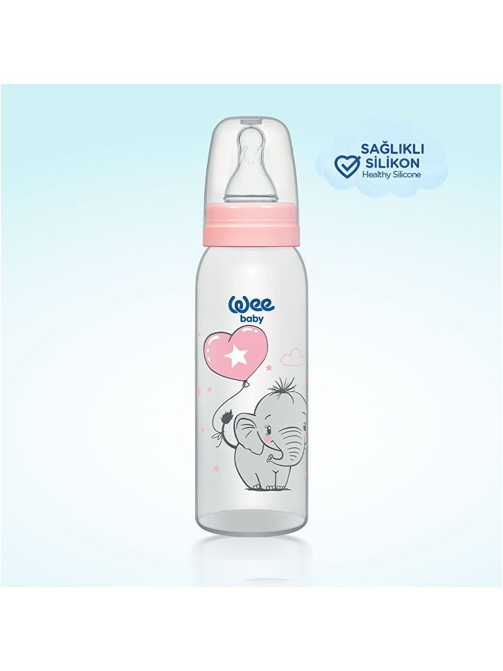 Klasik PP Biberon 250 ml - PEMBE-2