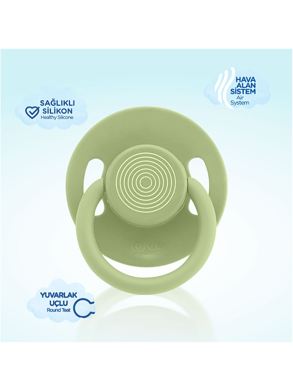 Cool Yuvarlak Uçlu Emzik No:2 - YEŞİL-2