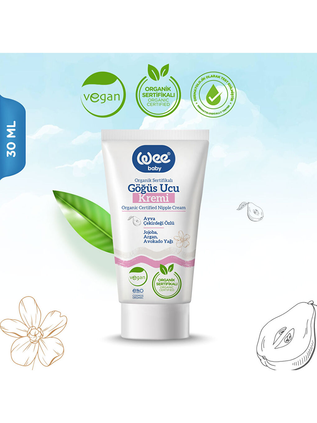 Göğüs Ucu Kremi 30 ml