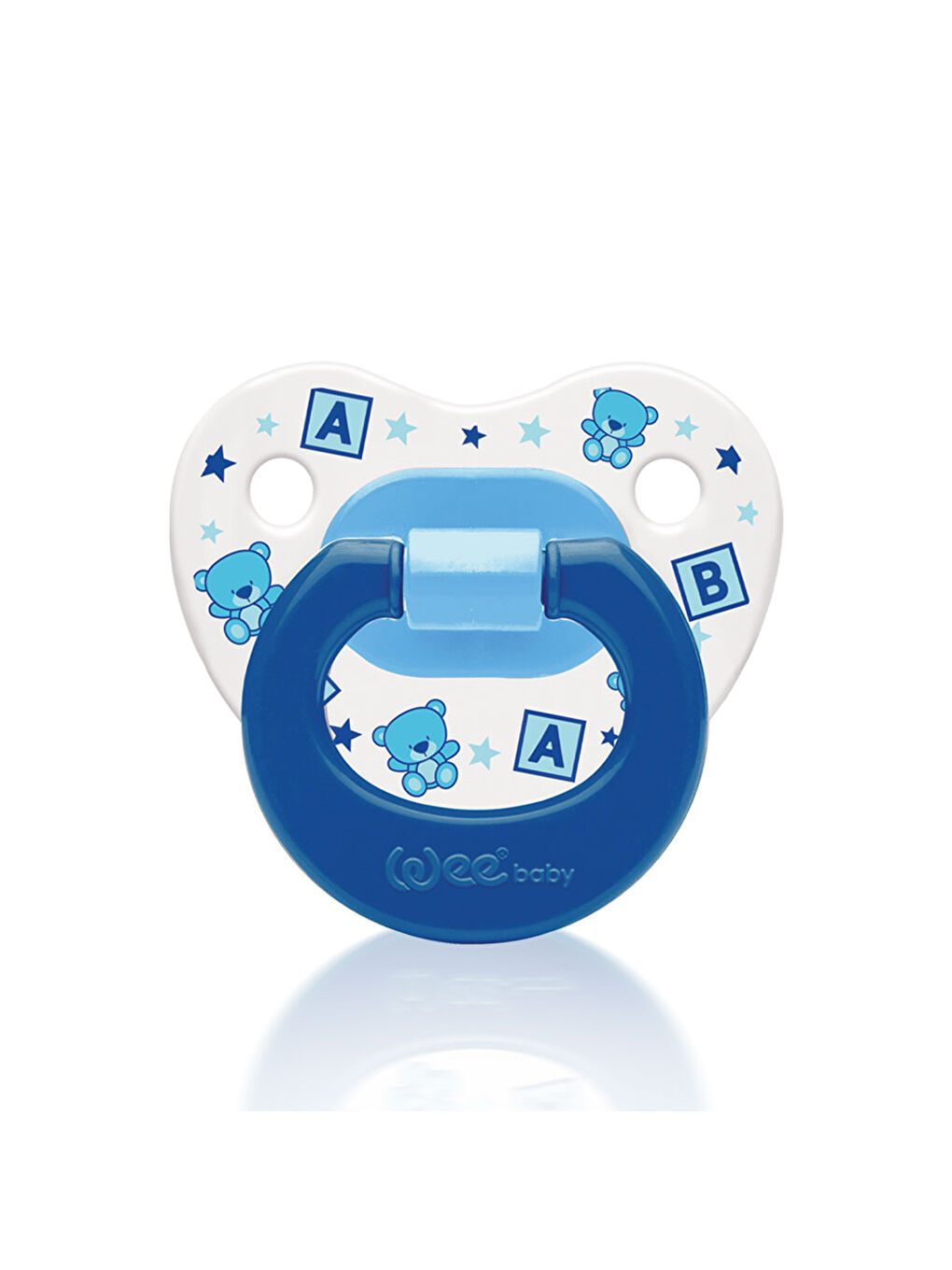 Desenli Damaklı Emzik No:3 - MAVİ