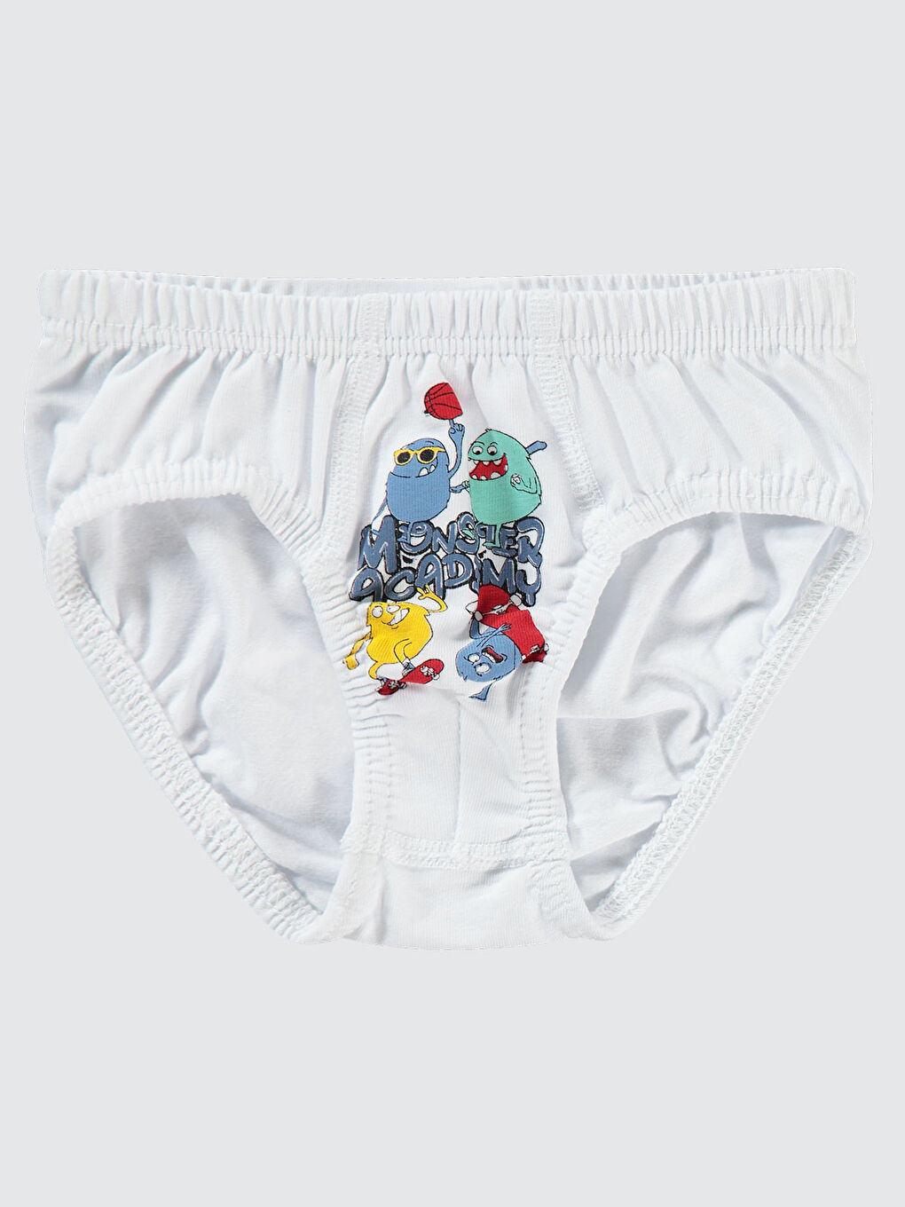 Boys Erkek Çocuk 2'li Külot 2-10 Yaş Beyaz-1