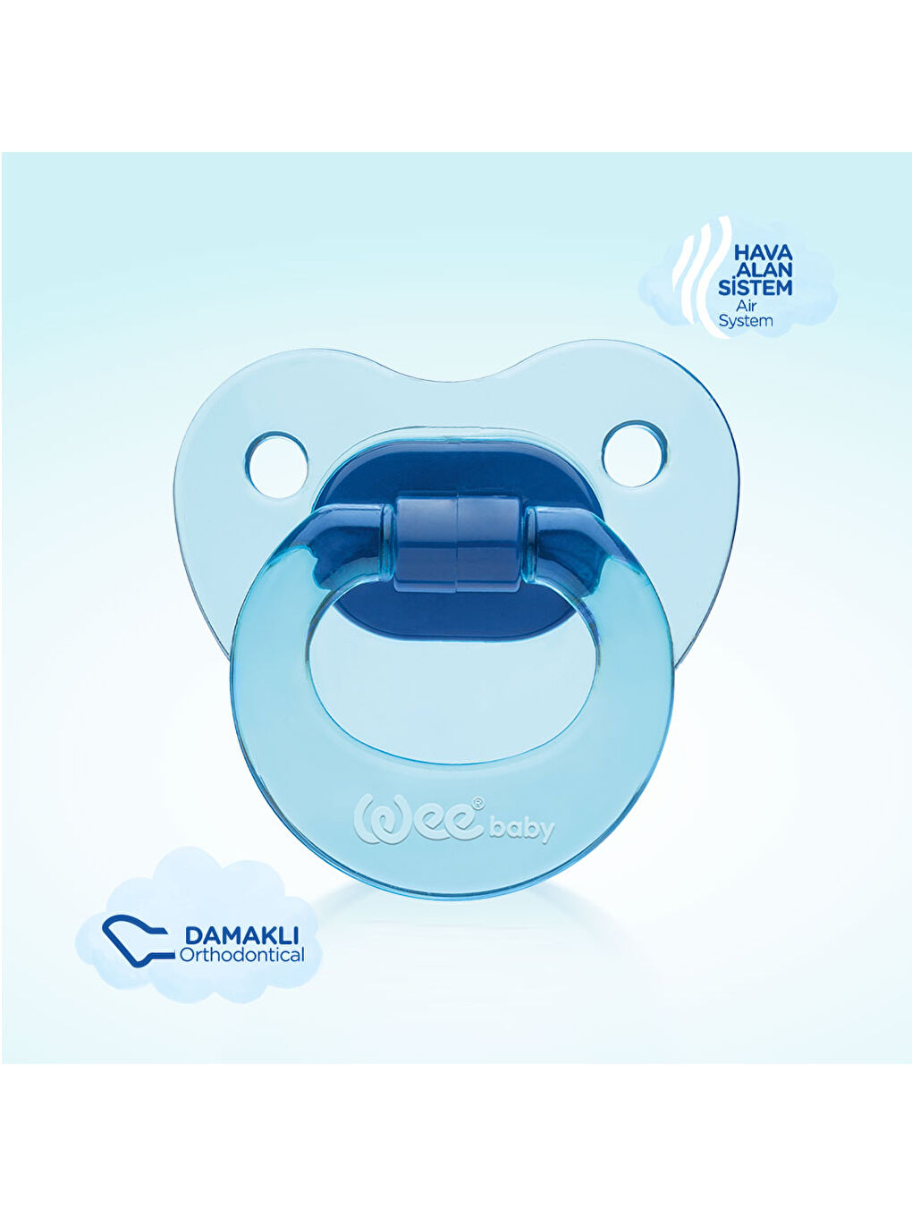 Akide Damaklı Emzik No:3 - MAVİ-2