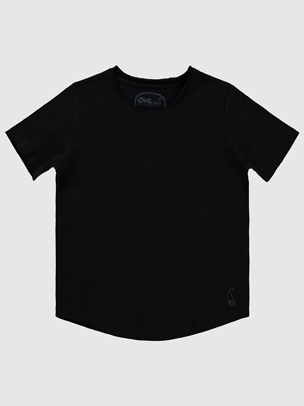 Boys Erkek Çocuk Tişört 10-13 Yaş Siyah