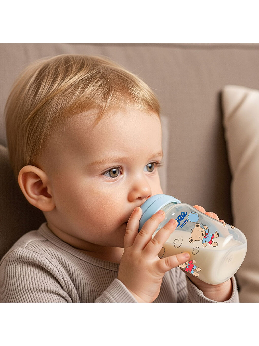 Klasik PP Biberon 125 ml - MAVİ-4