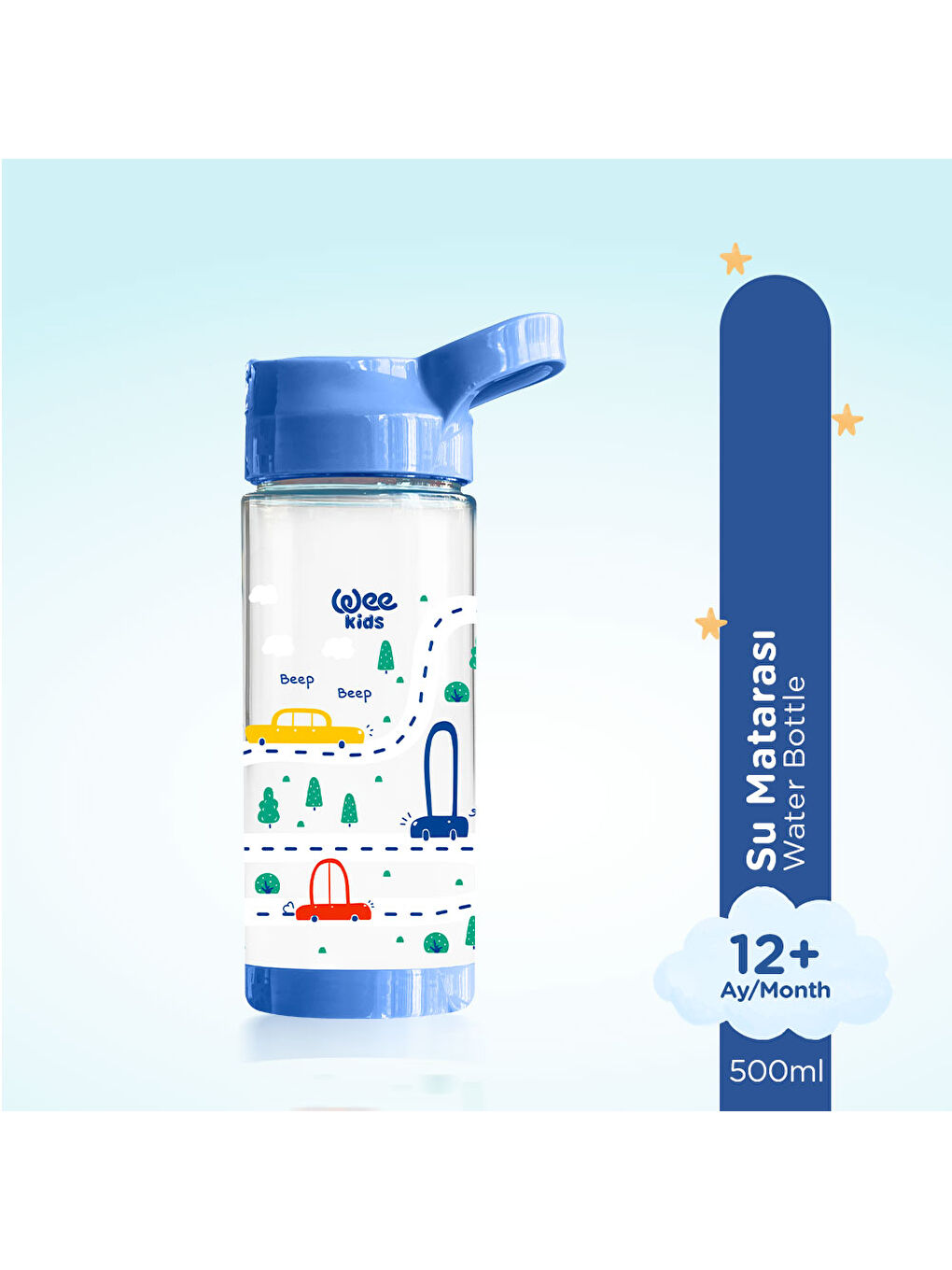 WK Pipetli Bardak 500 ml - Araba-1