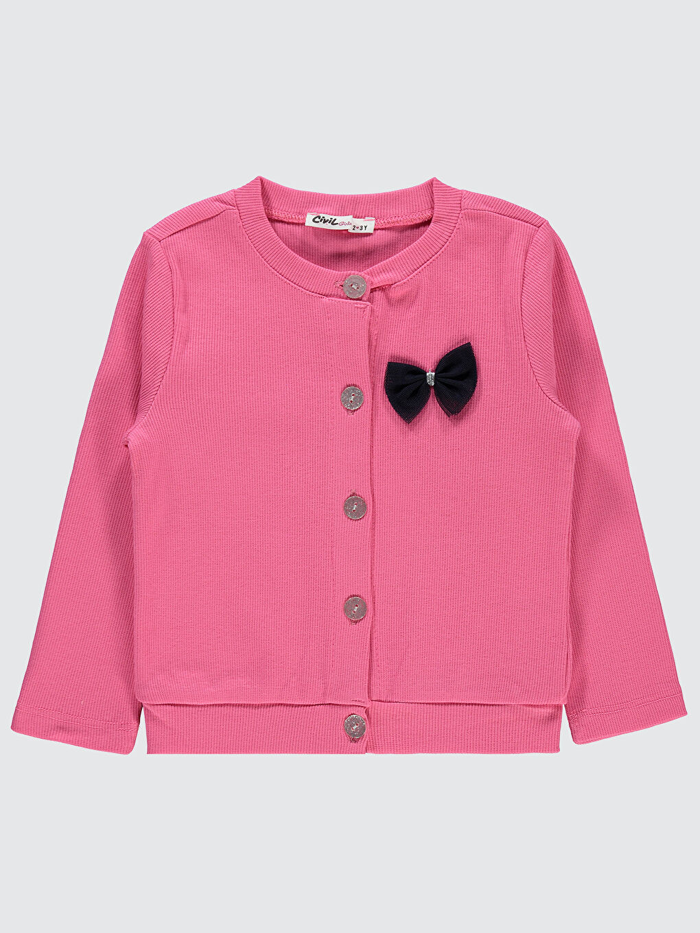 Girls Kız Çocuk Hırka 2-5 Yaş Pembe