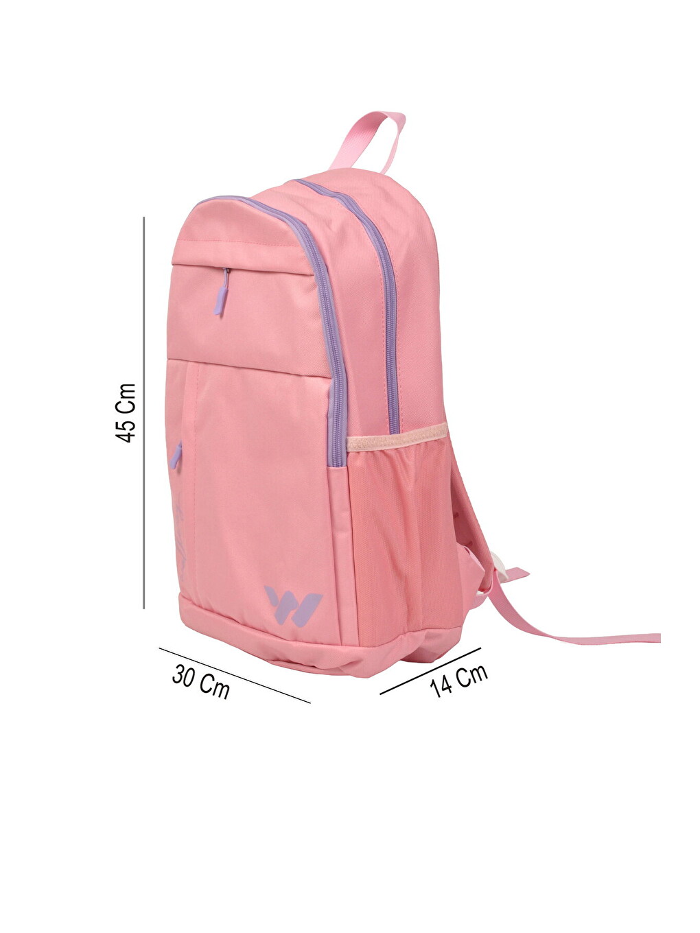 Pembe-lila Çok Bölmeli Okul Seyahat Laptop Sırt Çantası Combat-3