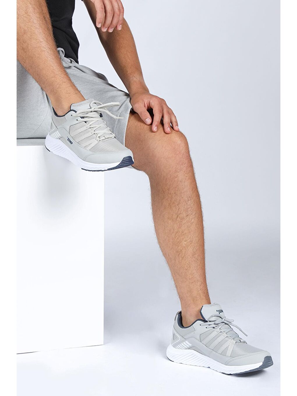 Jump 24865 Açık Gri - Lacivert Erkek Sneaker Günlük Spor Ayakkabı - 2