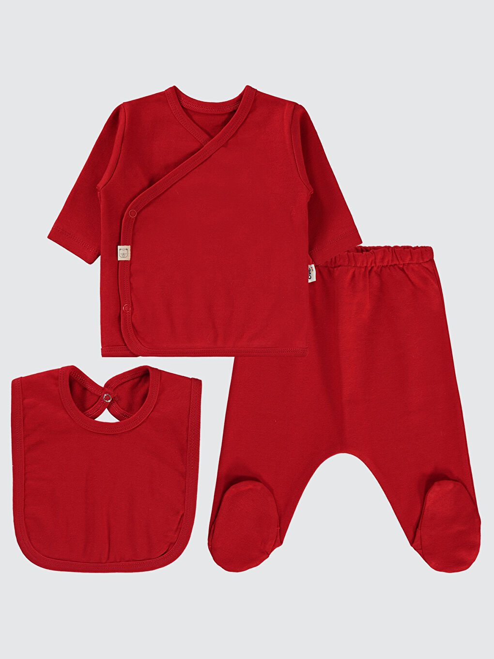 Kırmızı Kız Bebek Zıbın Takımları 0-1 Ay Kımızı