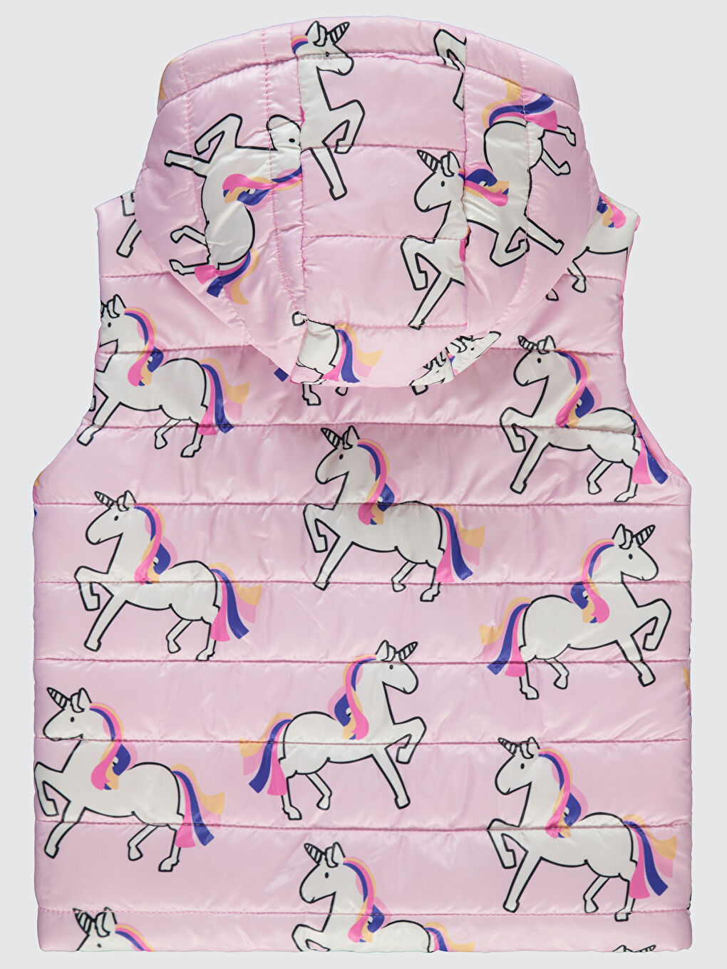 Kız Çocuk Yelek 6-9 Yaş Gül Pembe-2