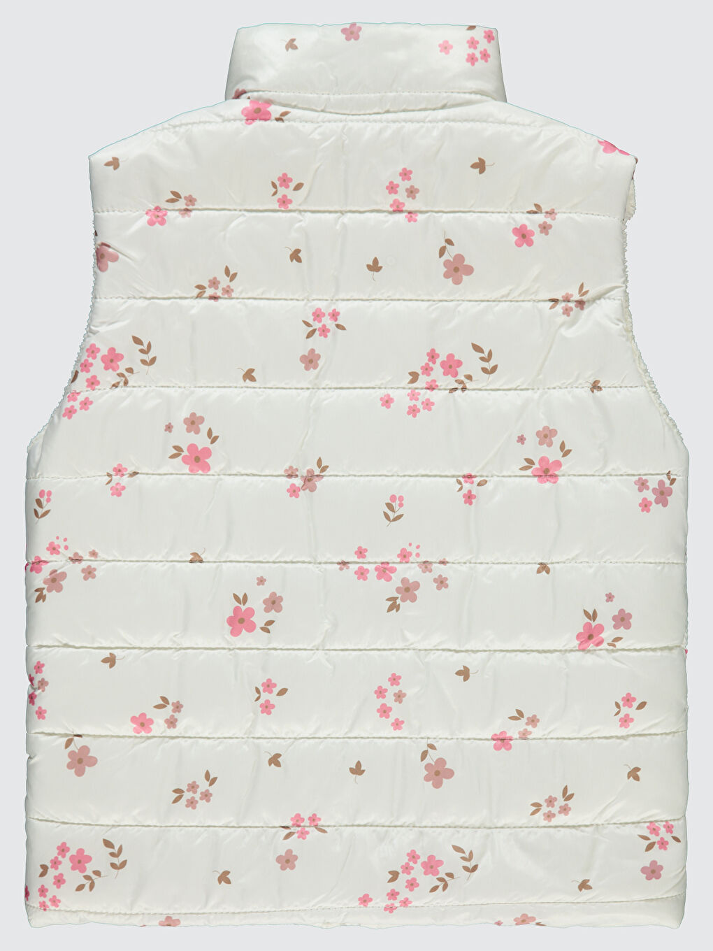 Beyaz Kız Çocuk Yelek 6-9 Yaş Tebeşir-2