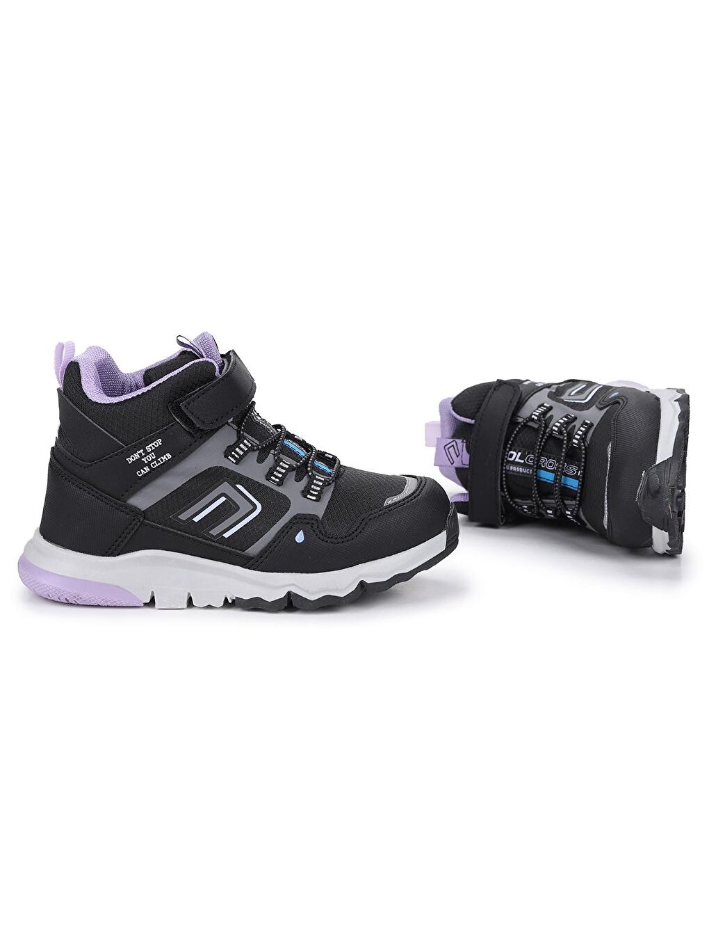 Lila Trx Günlük Cırtlı Kız/Erkek Çocuk Spor Bot Ayakkabı