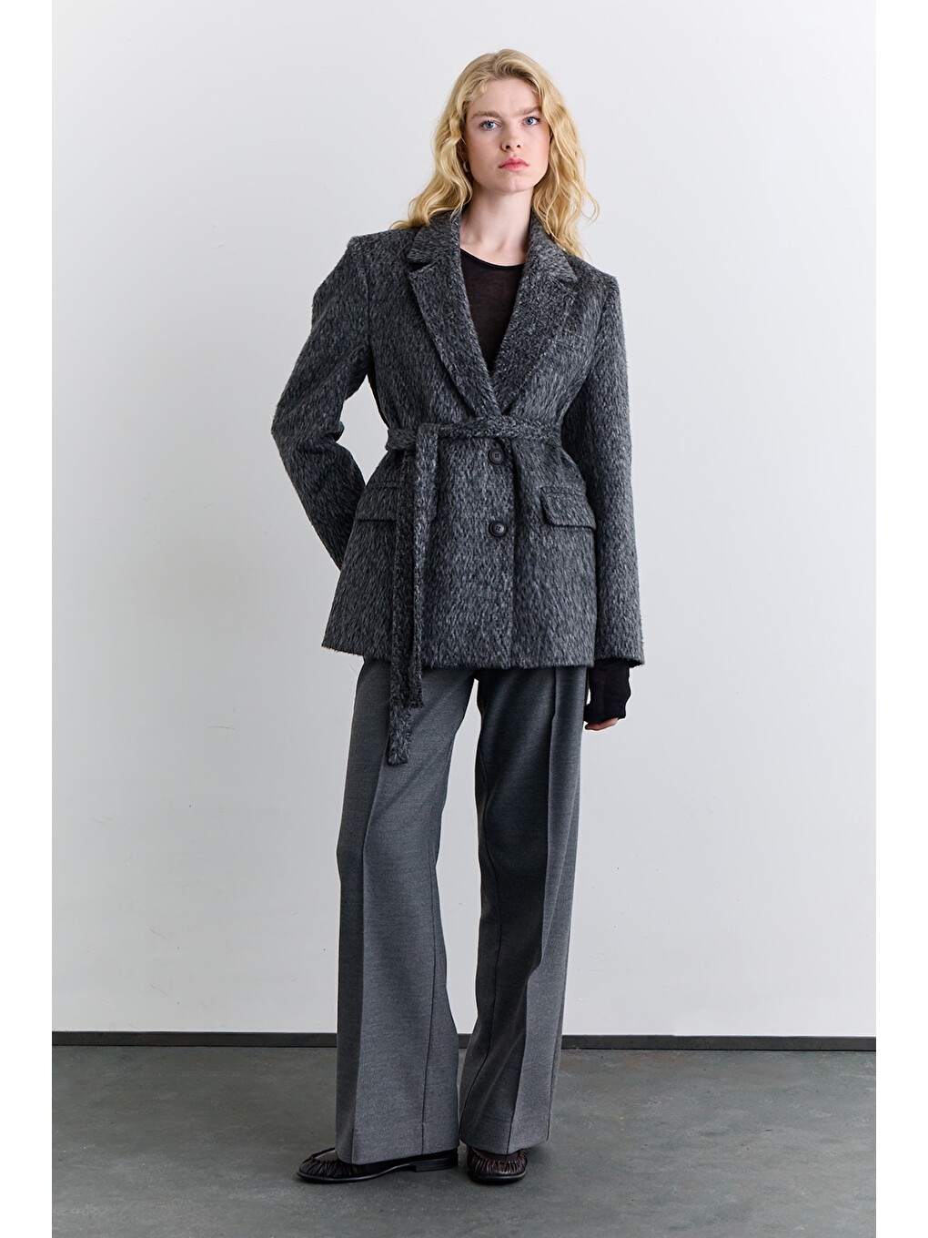 Dara Kaşe Blazer Antrasit-2