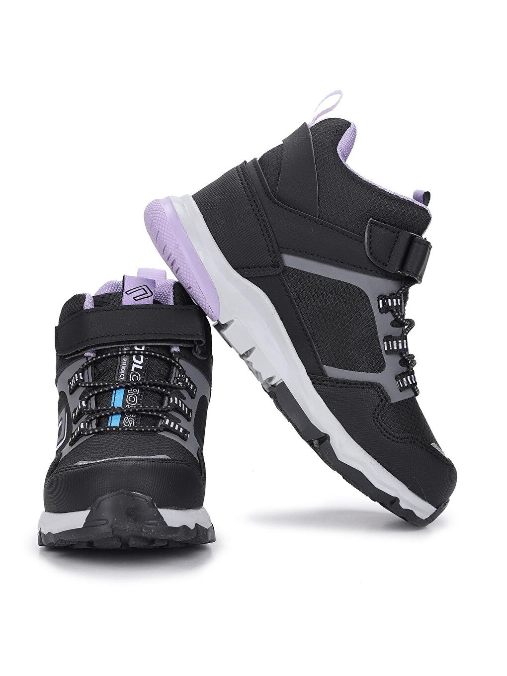 Lila Trx Günlük Cırtlı Kız/Erkek Çocuk Spor Bot Ayakkabı-1