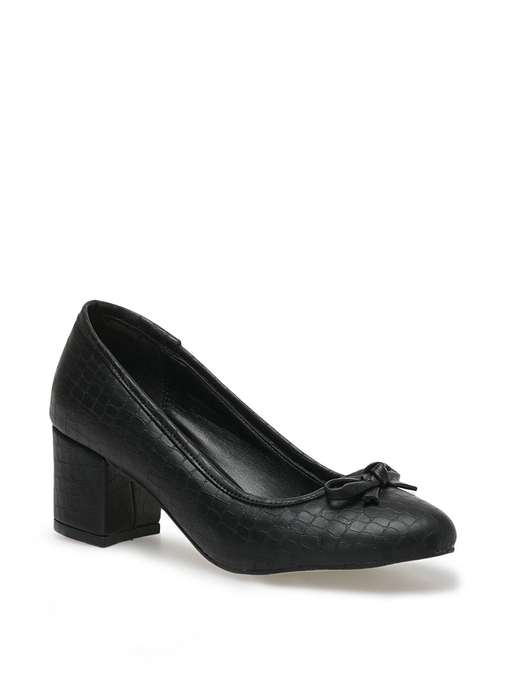 DW22017 2PR Siyah Kadın Topuklu Ayakkabı-1