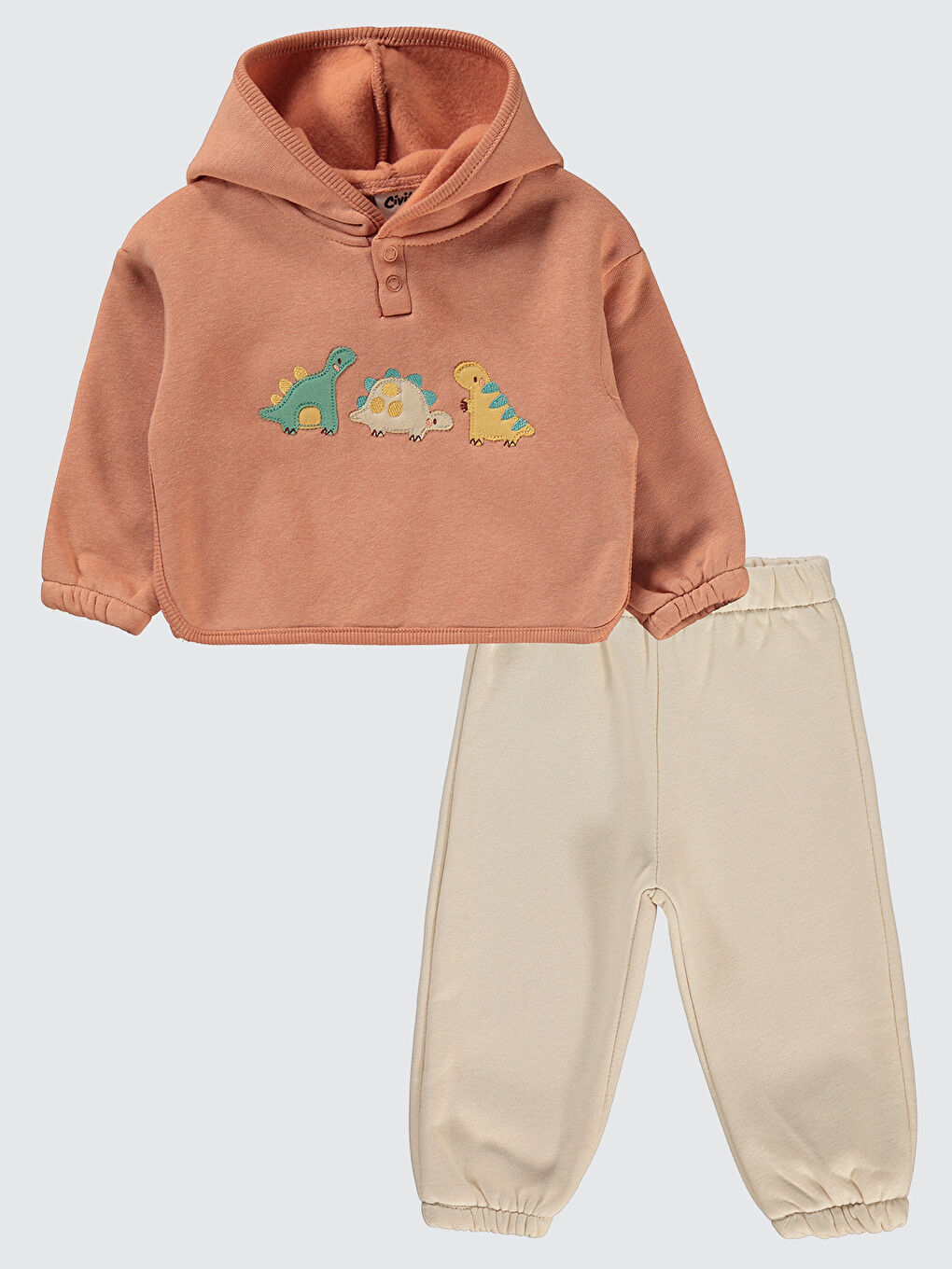 Kahverengi Baby Erkek Bebek Takım 6-18 Ay Kiremit