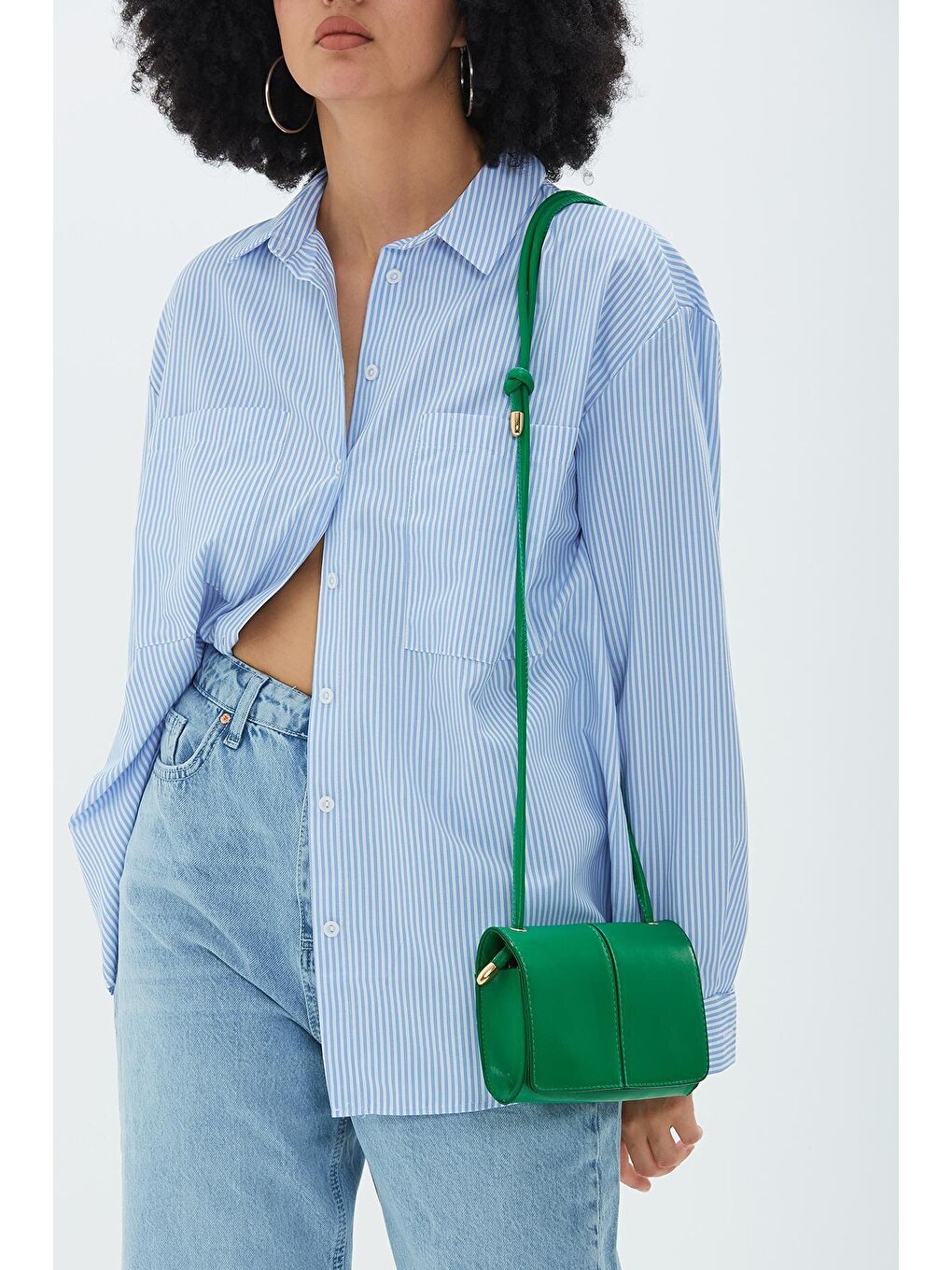 Yeşil Kapaklı Kadın Çanta-1