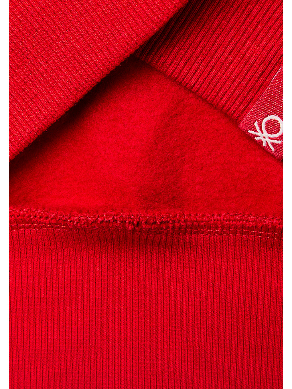 Erkek Çocuk Kırmızı Peanuts Xmas Baskılı Logo Etiketli Kabartmalı Ribanalı Sweatshirt-2