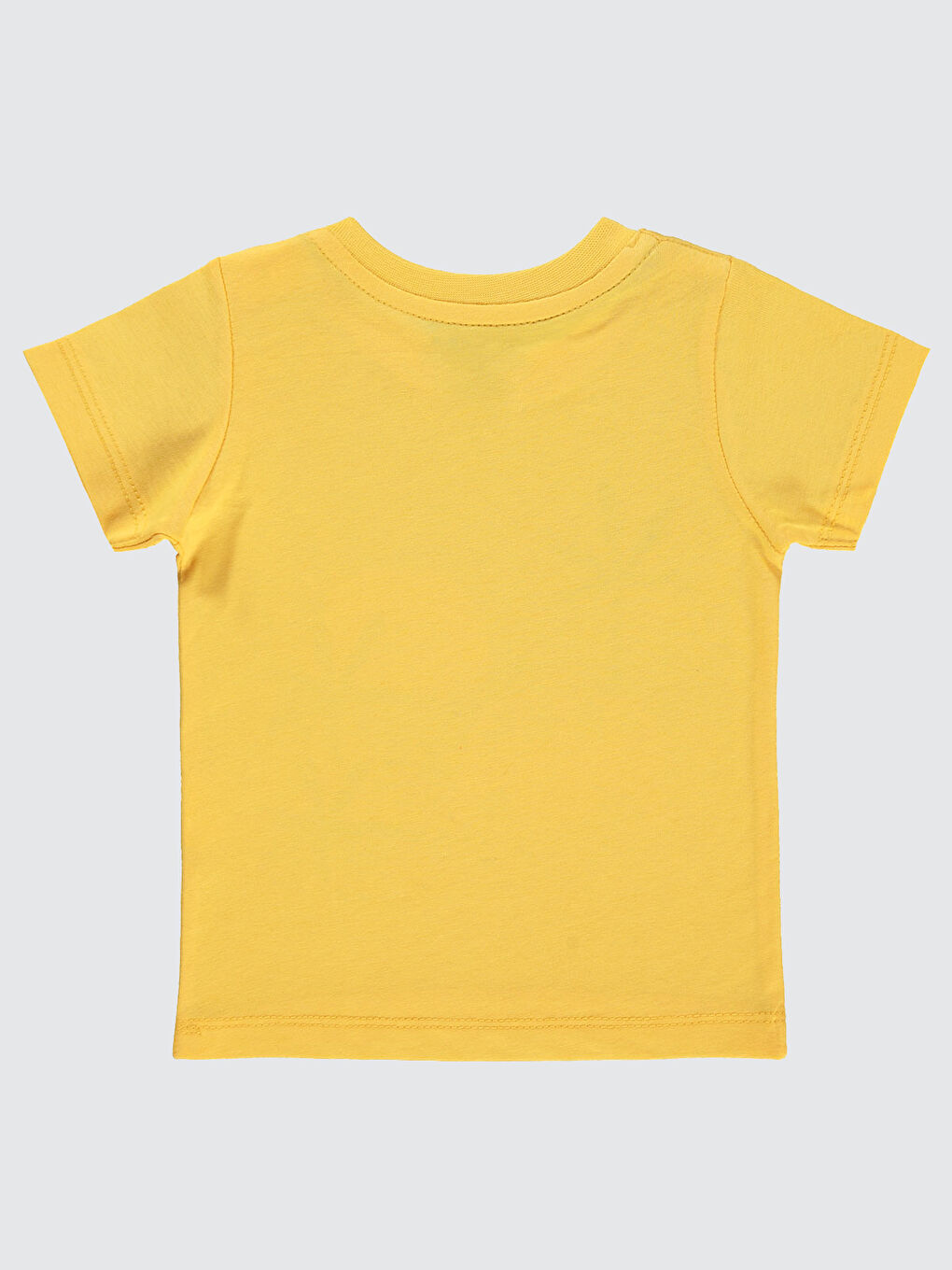 Baby Erkek Bebek Tişört 6-18 Ay Bal Sarısı-1