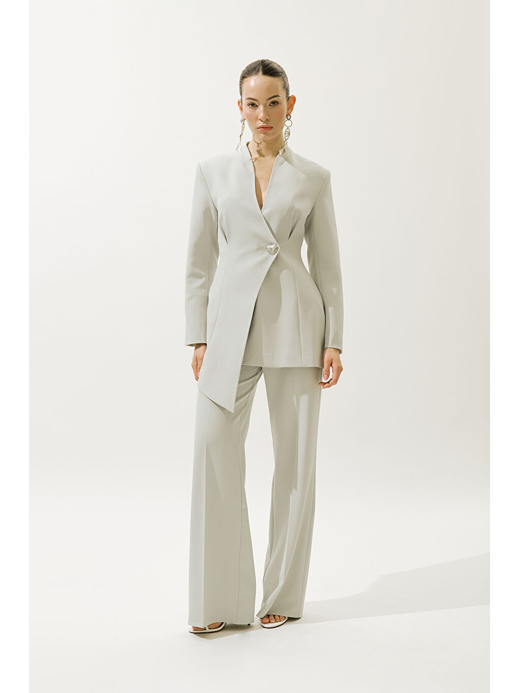 Valentıne Blazer Ceket Soft Yeşil-1